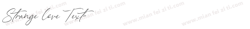Strange love Text字体转换